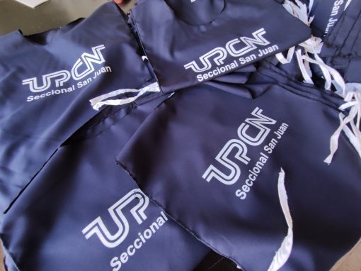 Chalecos impresos para UPCN